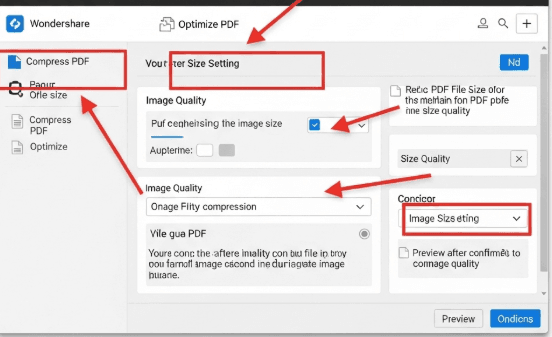 reduce a PDF file size in Wondershare PDFelement