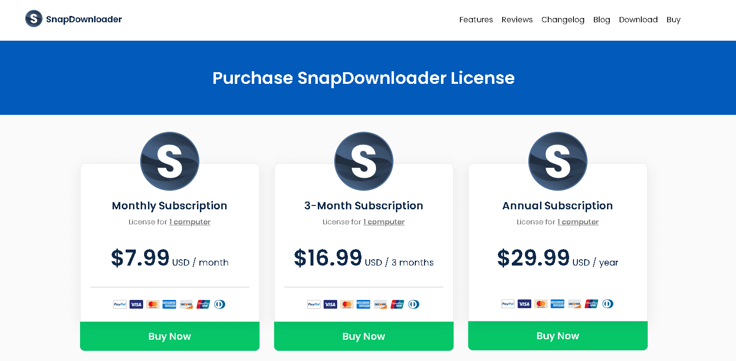 SnapDownloader Price